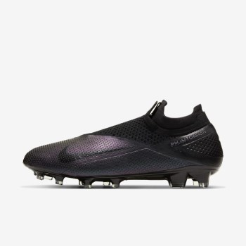 Nike Phantom Vision 2 Elite Dynamic Fit FG - Férfi Focicipő - Fekete/Fekete